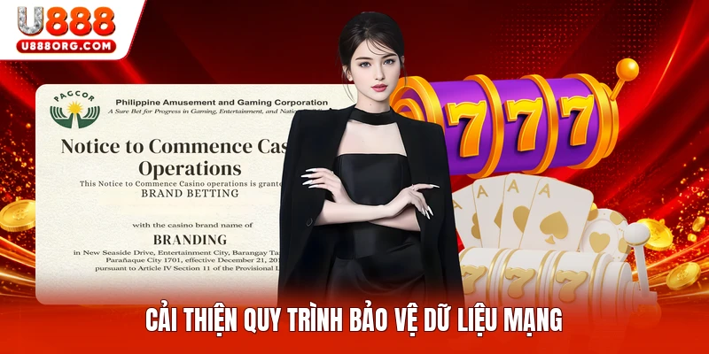 Cải thiện quy trình bảo vệ dữ liệu mạng