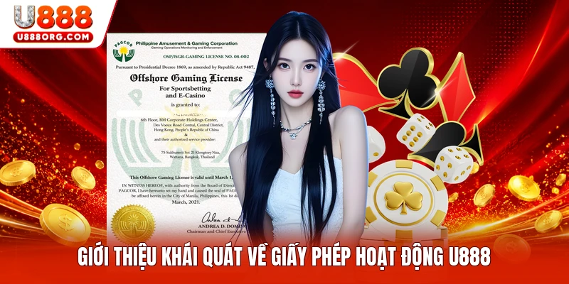 Giới thiệu khái quát về giấy phép hoạt động U888