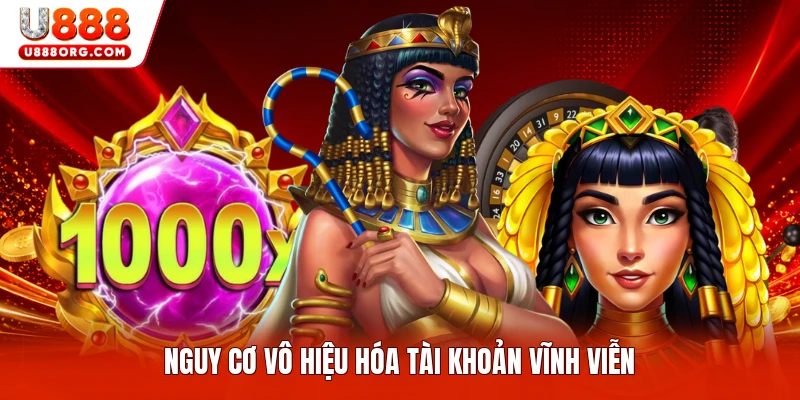 Nguy cơ vô hiệu hóa tài khoản vĩnh viễn